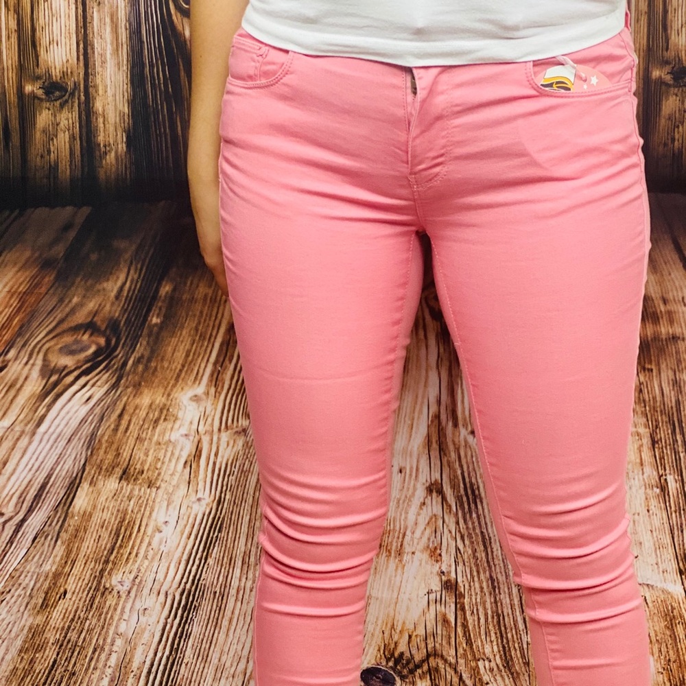Mauve Skinny Jeans